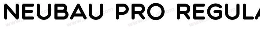 Neubau Pro Regular字体转换